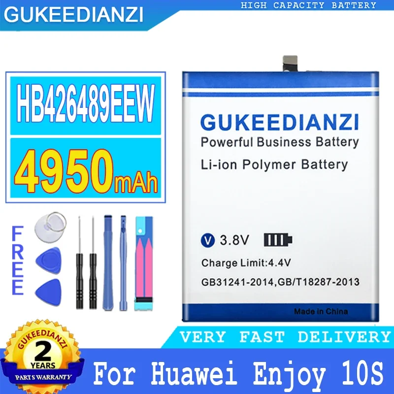 

4950mAh High Capacity Battery For Huawei Honor V20/For Honor Play 4T Pro 4TPro/Enjoy 10S Mobile Phone Batteries High Quality