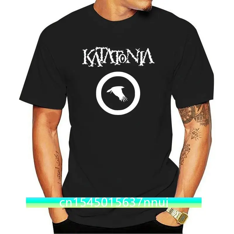 New Katatonia T Shirt 2021 Black Gothic Doom Metal Band Opeth Tiamat Short Sleeve Shirts Man Clothing