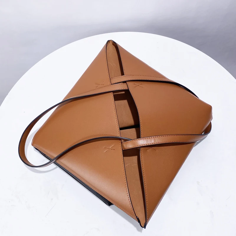 Женская Складная Сумка-тоут из ПУ кожи с верхней ручкой