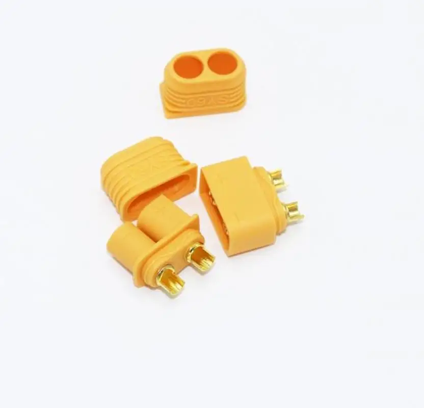 

SY60 Bullet Connectors Plug Male Female Compatible XT60 for RC Model Airplane Helicopter FPV Racing Drone Car Boat LIPO Battery