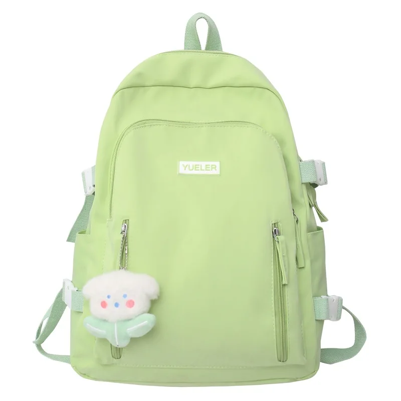 

Japanese ins girl schoolbag Korean version of small fresh junior high school students backpack female students canvas backpack