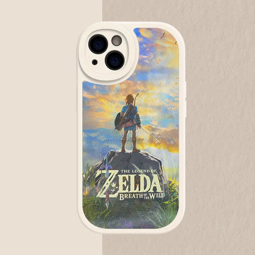 Чехол для телефона Z-Zelda из жесткой кожи iPhone 16 15 14 13 12 Mini 11 Pro Max Xs X Xr 7 8 Plus Fundas