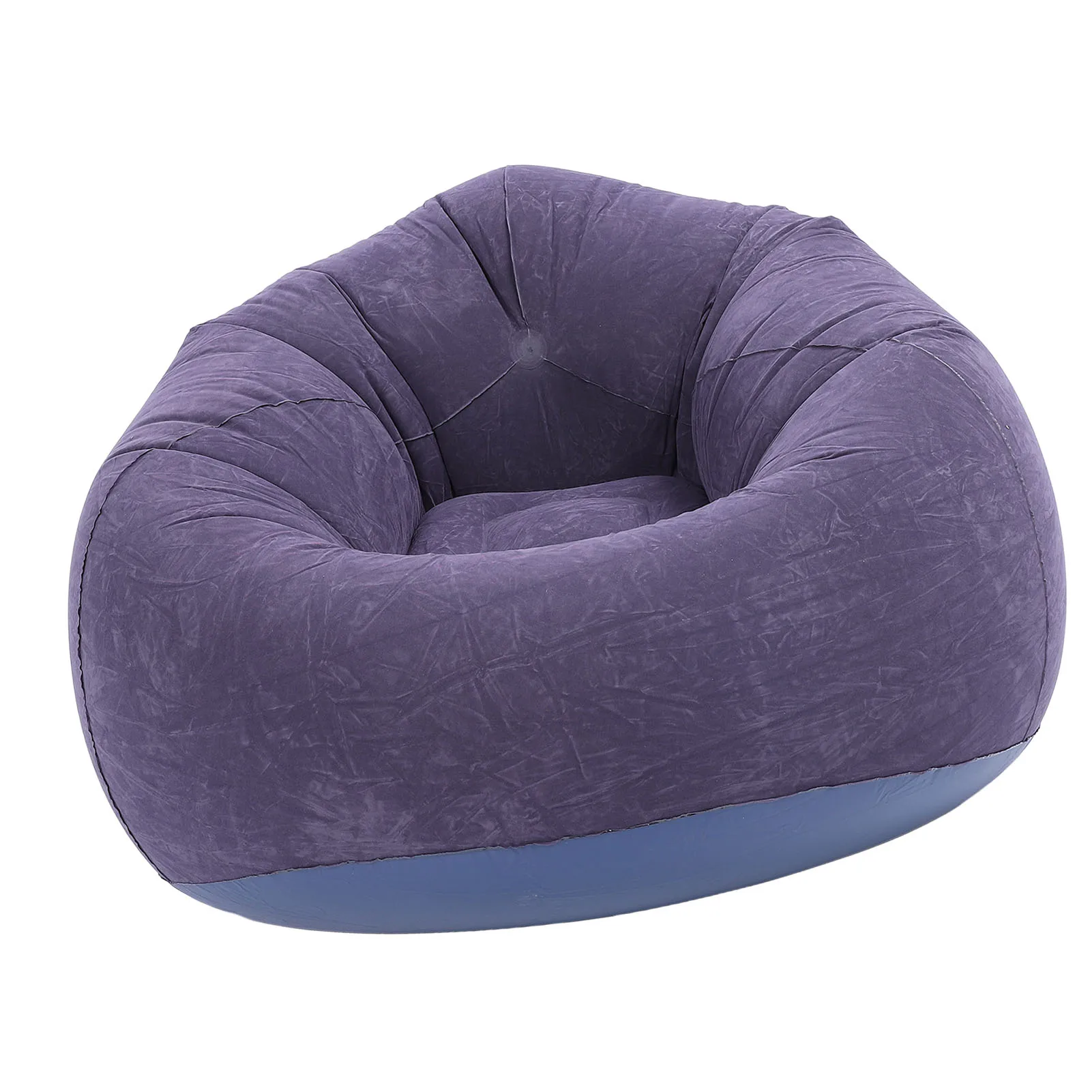 Надувное кресло для отдыха Флокирование ПВХ Портативный складной диван Blow Up