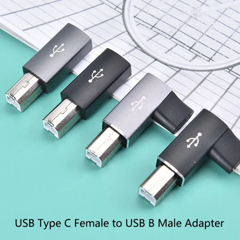 

Адаптер USB Type-C (мама)-USB B (папа) для сканера