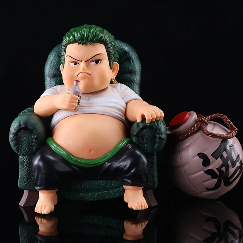 

Фигурки аниме One Piece 12 см Fat Roronoa Zoro, фигурка экшн-фигурки, фотоальбом, Коллекционная модель, игрушка, подарки
