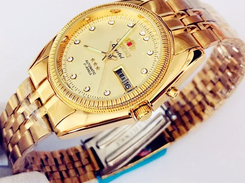 Часы мужские механические с двойным львом 46941 46943