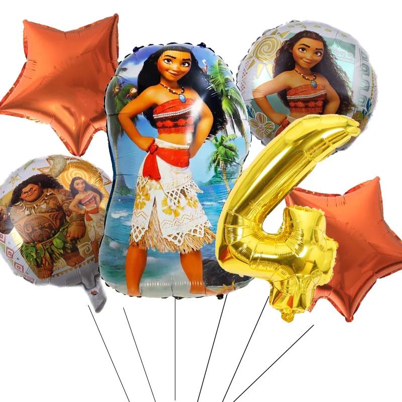 Воздушный шар Принцесса Моана Disney принадлежности для вечерние ринки в честь Дня