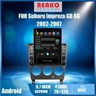 Автомобильный мультимедийный плеер Tesla, для Subaru Impreza GD GG 2002-2007, 2 Din, 9,7 дюйма, GPS-навигатор, 4G Carplay, Android, Авторадио