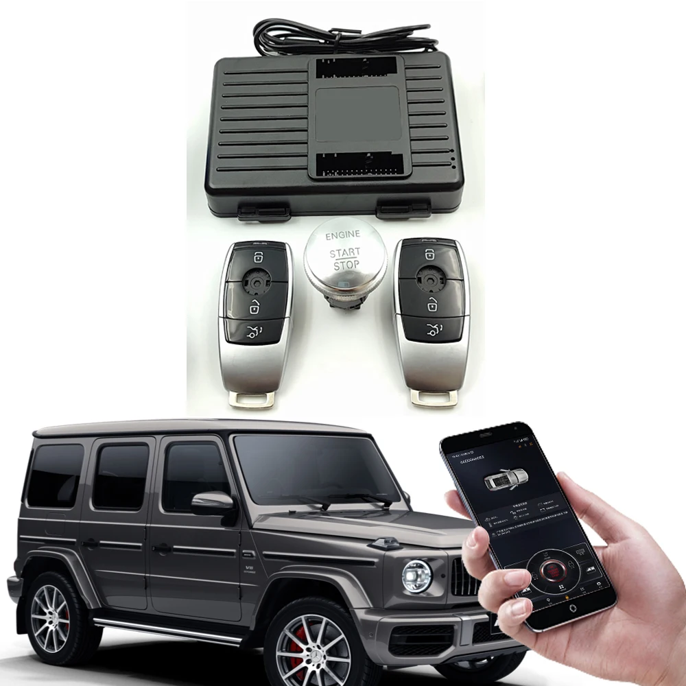 

Кнопка старт-стоп для Mercedes Benz G W463 Class 2004-2021, дистанционная стартовая система без ключа, новый умный ключ, автомобильные аксессуары