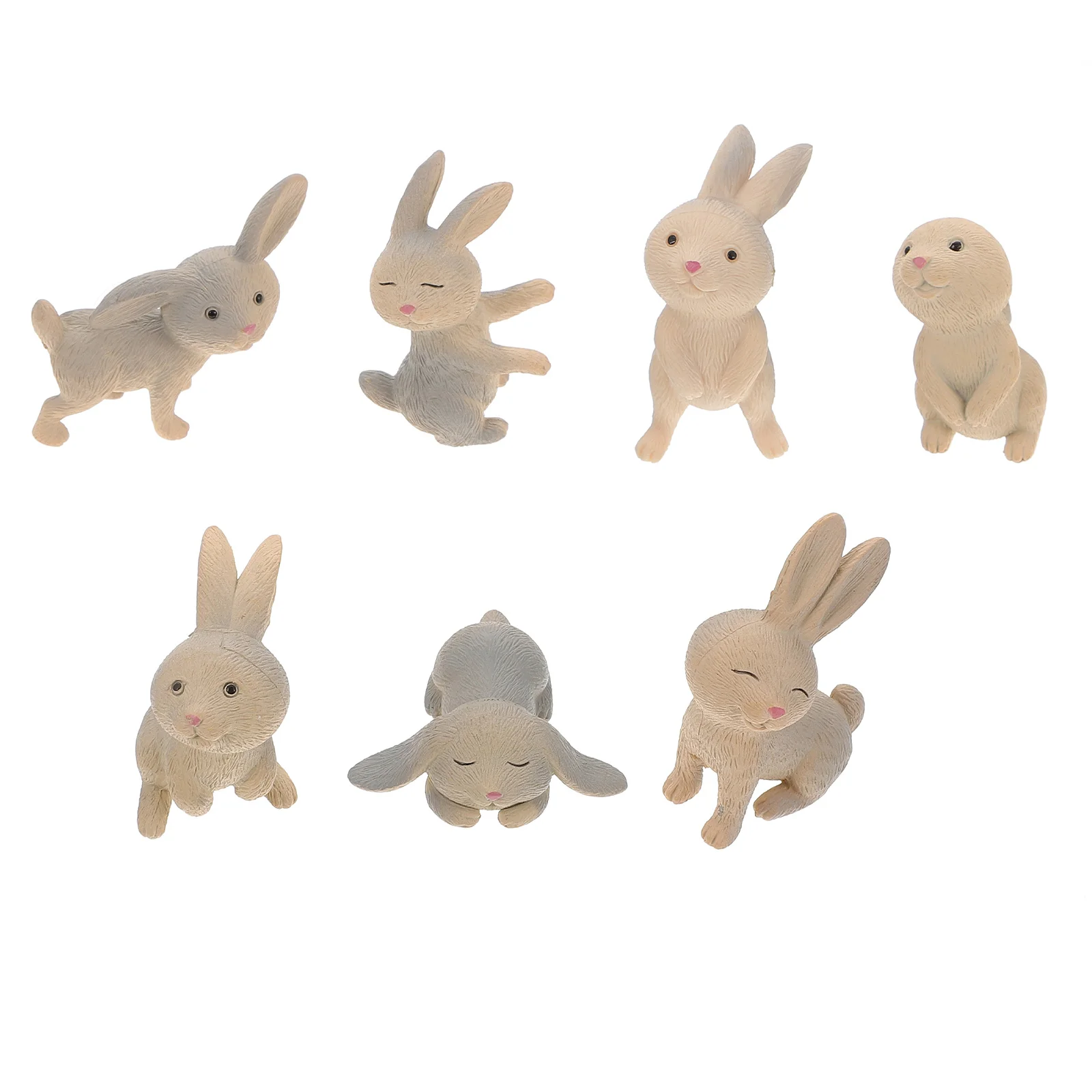 

Rabbit Micro Landscape Ornament Mini Decoration Bunny Desktop Figurines Garden Toyfigurine Adorn Animalfigures Miniatures Room