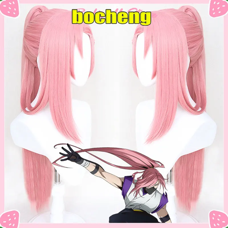 

Парик для косплея цветущей вишни из аниме SK∞, термостойкий розовый хвост, длиной 80 см, для конского хвоста, SK8, Infinity, SK Eight