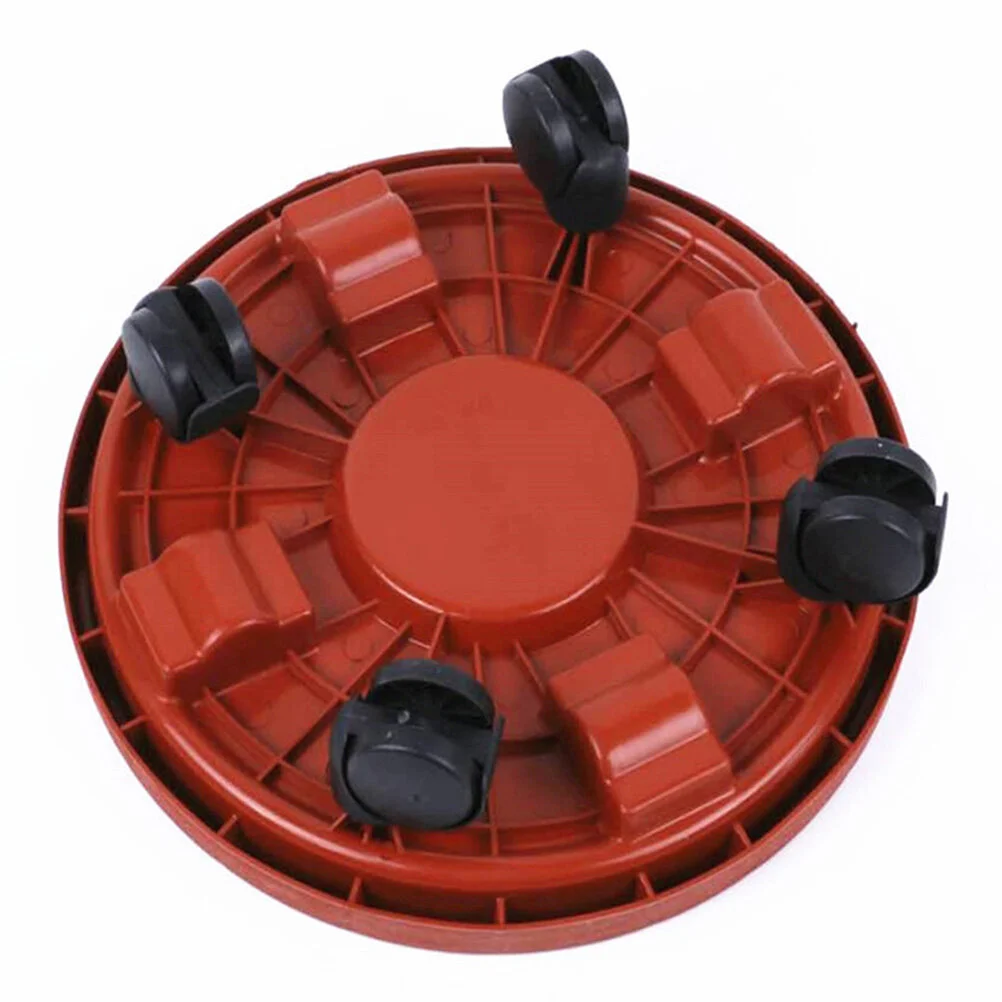 

Pot Wheel Flower Pots Tray Wheels Plastic Plants Succulent Serving
