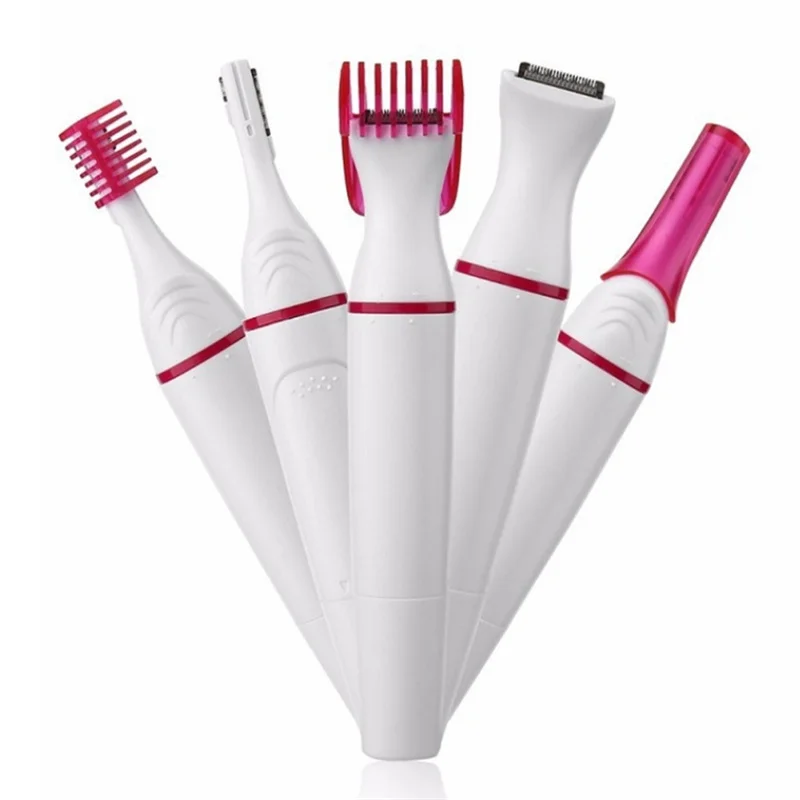 Многофункциональный Белый Электрический Эпилятор 5-в-1 Для Тела Бикини Удаления