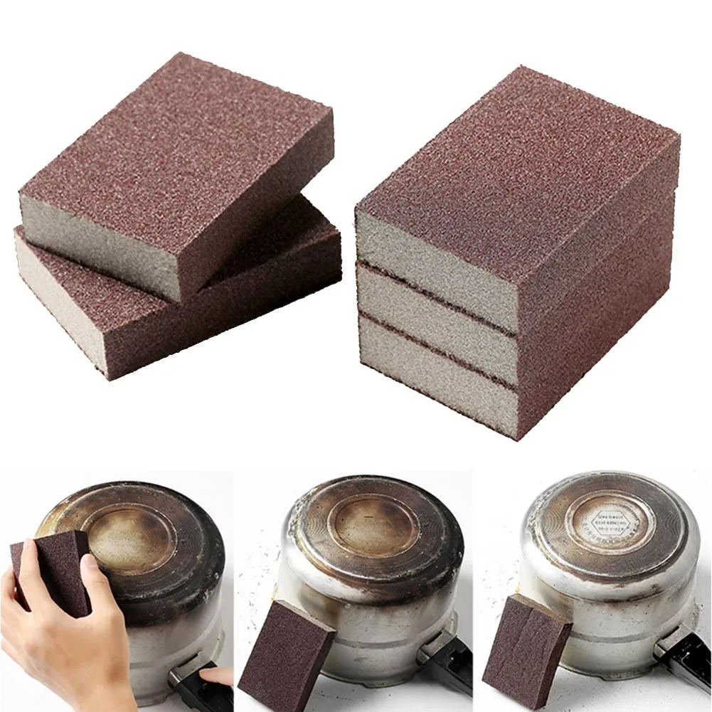 

1Pcs Magic Sponge Eraser Carborundum Removing Rust Cleaning Brush Descaling Clean Rub for Cooktop Pot Kitchen Tools Sponge