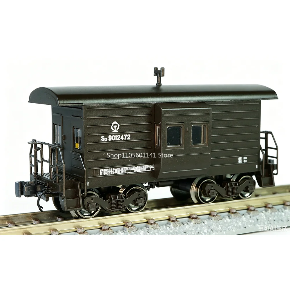 Фото Модель поезда N Scale 1/160: Вагон-гвардеец S12 для прицепного состава, двухсекционный, 4 варианта, игрушка-модель, подарок №4