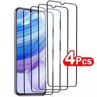 4PCS Protective Glass For Xiaomi Redmi Note Pro 10s Screen Protectors For Poco Pro NFC Glass