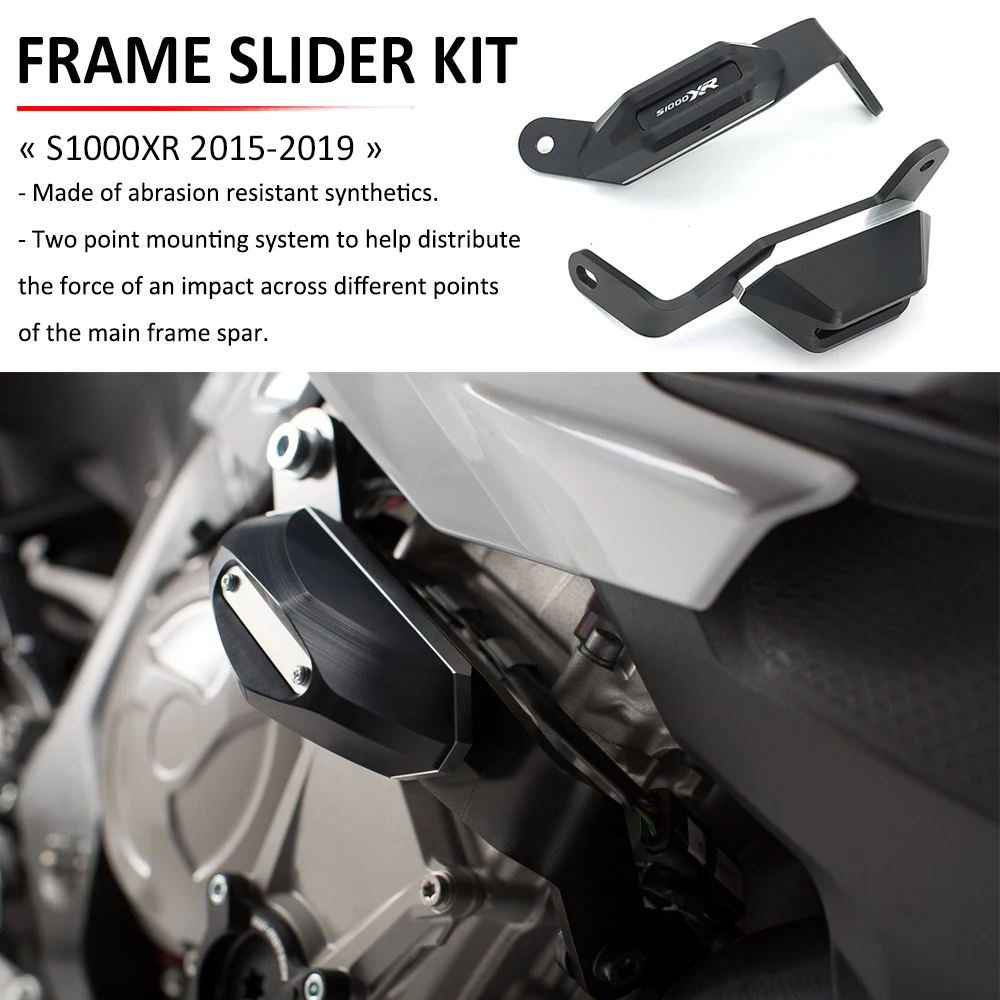 NEW For BMW S 1000 XR S1000XR 2015-2019 Motorcycle Engine Guard Anti-Fall Frame Sliders Protector Kit Falling Protection Pad Set