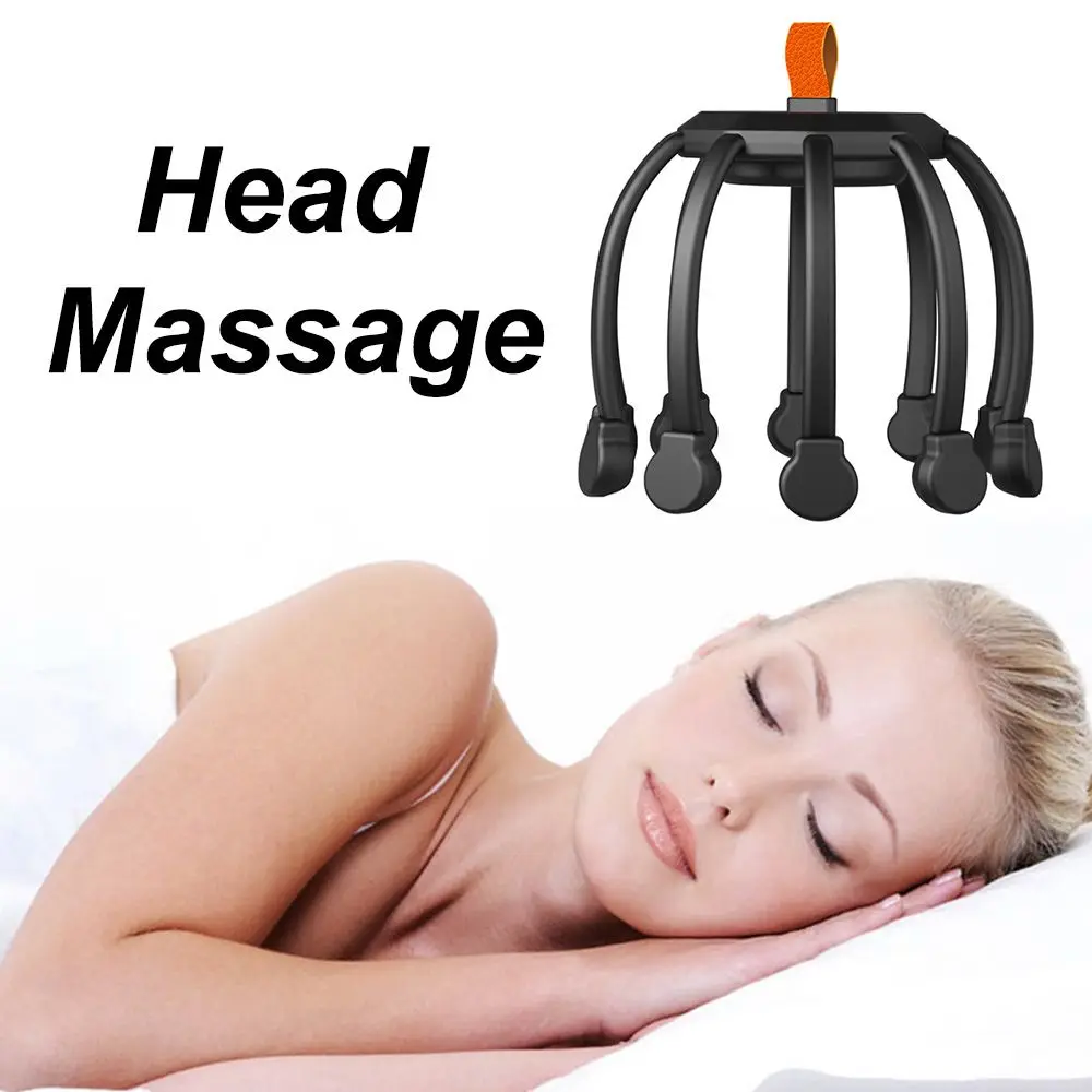 

New Electric Therapeutic Stress Relief Scalp Massager Massage Head Scratcher Relief Hair Stimulation