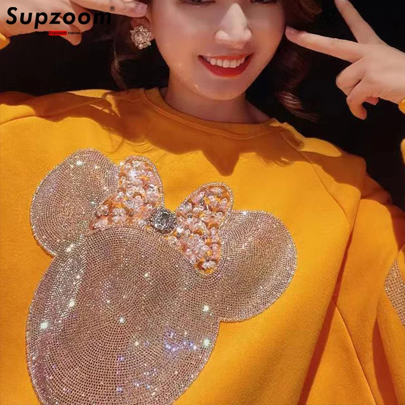 Новое поступление модные осенне-зимние пуловеры Disney повседневные хлопковые