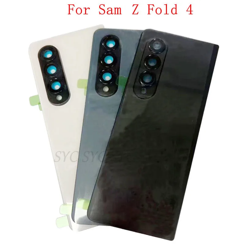 

Battery Cover Rear Door Back Case Housing For Sam Z Fold 4 F936 Back Cover with Camera Lens Logo Repair Parts