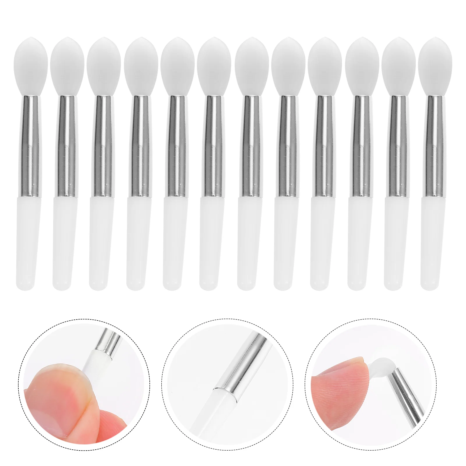 

Lip Brush Applicator Silicone Lipstick Gloss Makeup Brushes Smallapplicators Eyeshadow Bulkwand Traveleye Concealer Beauty Tool