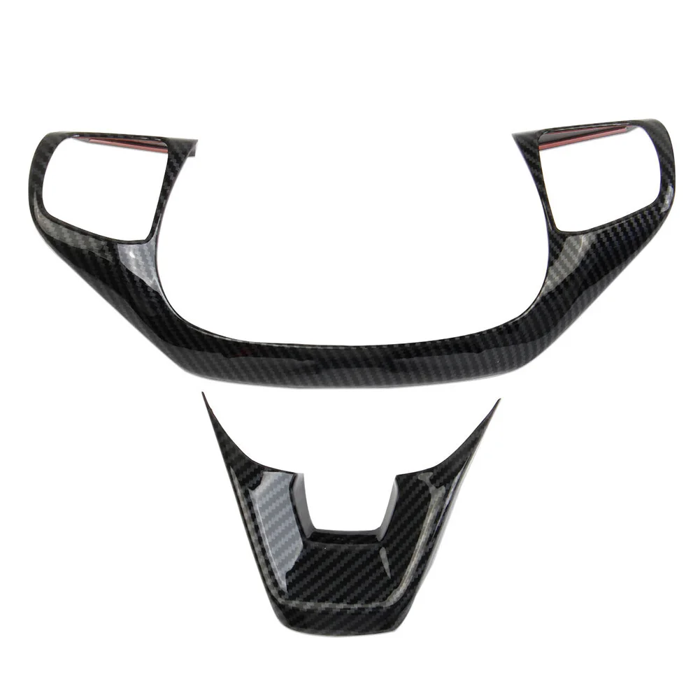 

Enjoy a Luxurious Driving Experience with Carbon Fiber Style Steering Wheel Trim Cover for Ford Maverick 2022+
