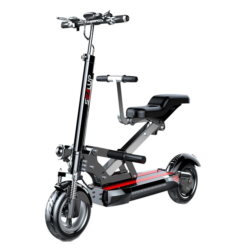 Высокоскоростной скутер 48 в 500 Вт для родителей и детей 10-дюймовый Электрический