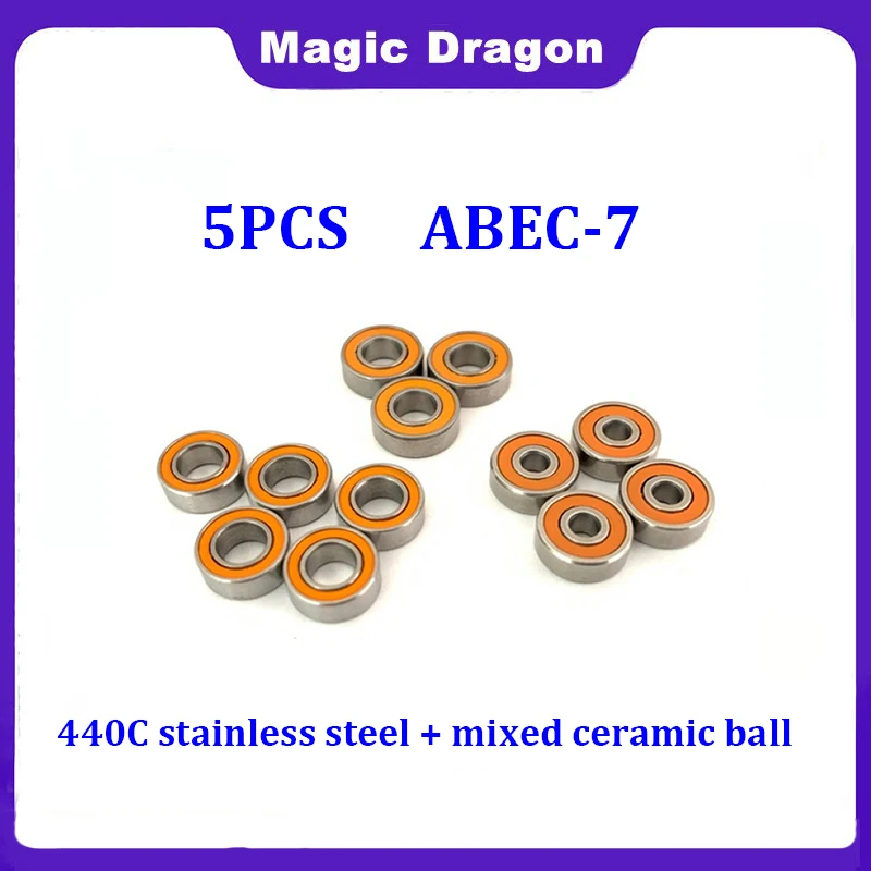 SMR63 SMR693 SMR84 SMR85 SMR74 SMR623 SMR105 SMR115 2OS Fishing Gear Bearing 440C Stainless Steel Hybrid Fishing Reel Bearings