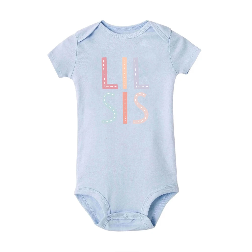 Комбинезон для детей с коротким рукавом и надписью Big Brother/Little Sister - купить по