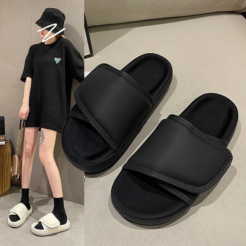

Women Sandals 2022 Summer Sandals Women Beach Sandals Breathable Leisure Slipper Flat Soft Summer Outdoor Non-slip Large Size