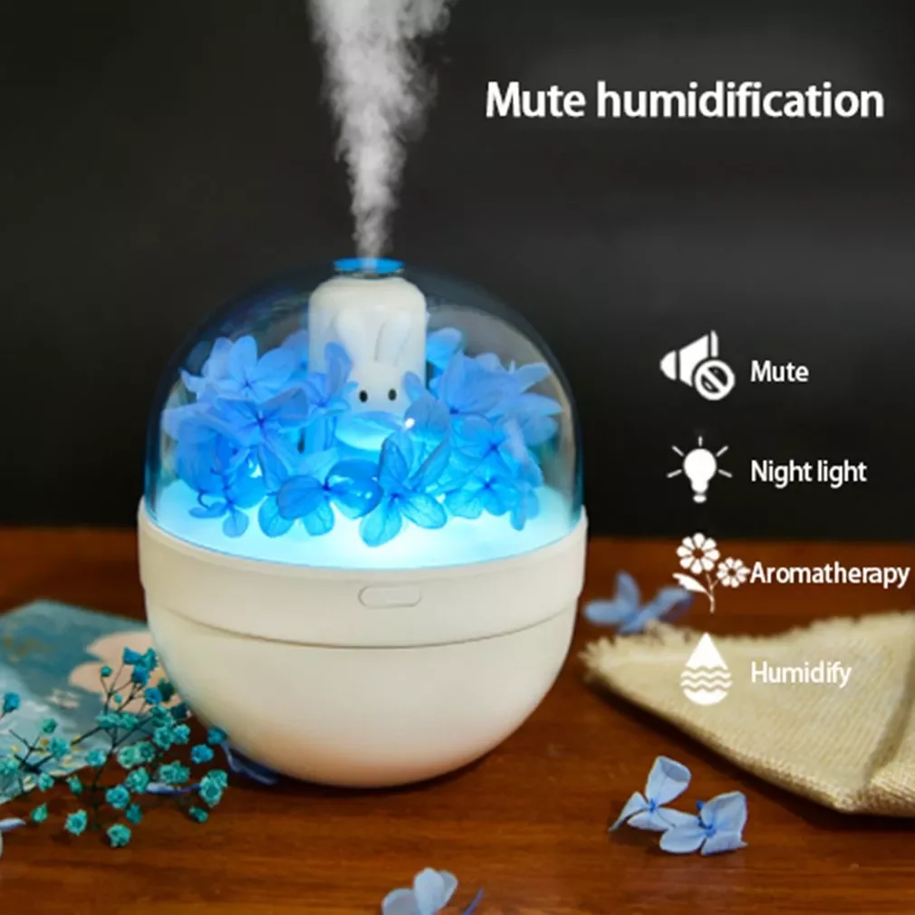 

Humidifier Flower Aromatherapy Oil Humidifier Essential Oil Diffuser Air Diffuser For Bedroom Living Room Office Hotel