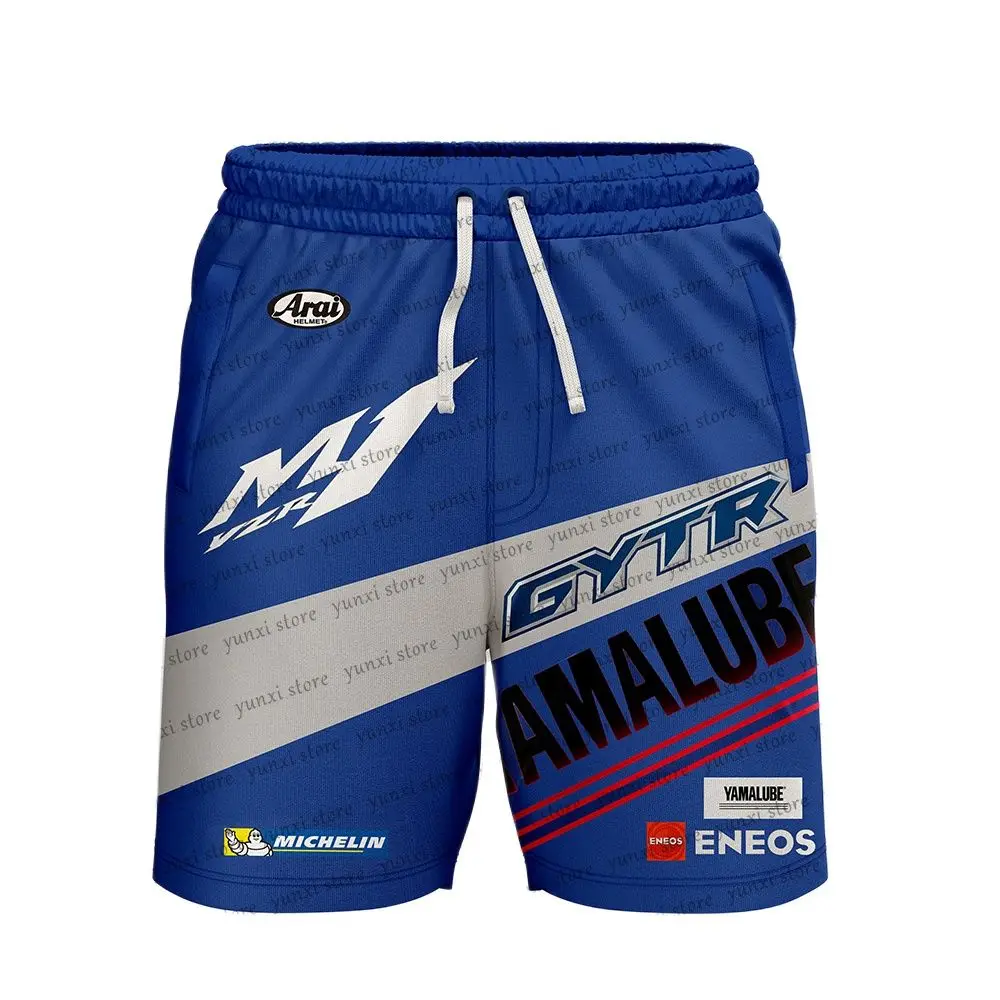 

Summer New Casual Men's Shorts for motorcycle racing theme M1 track breathable quick-drying beach pants