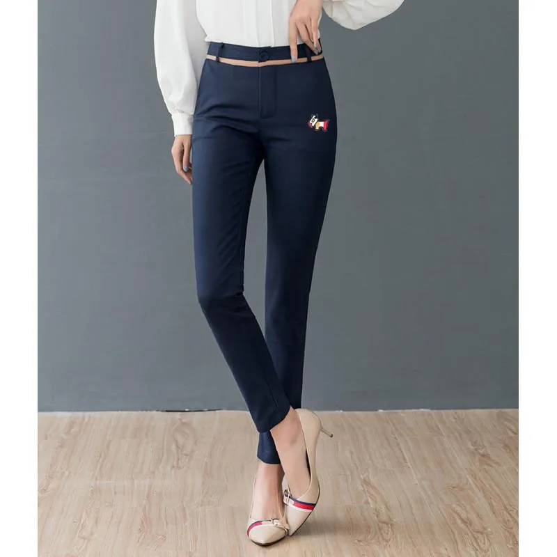Golf Clothing Spring And Autumn Sports Ladies Golf Pants Ladies Suit Pants Ladies Fashion Waist Elastic Ninth Pants