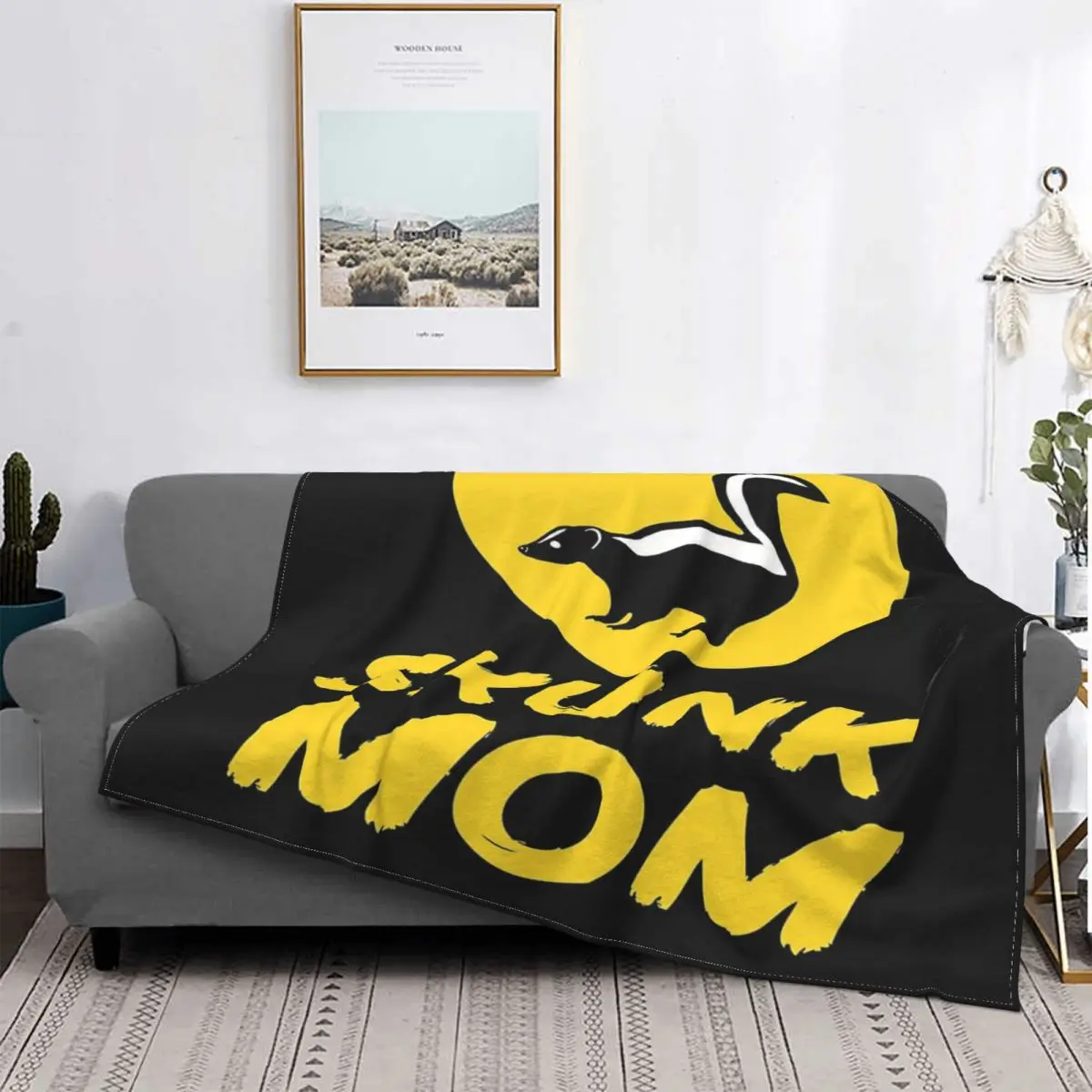 

Skunk Mom Heart For Skunk 3, manta, para cama colcha, alfombra a cuadros, colcha 135, manta doble, colcha de verano