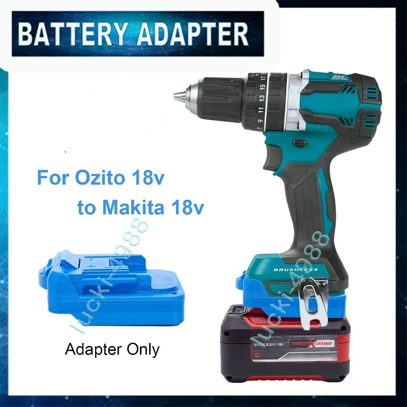 

Battery Adapter for Einhell/OZITO 18V to Makita 18V Li-ion Battery Converter Compatible with Einhell/OZITO 18V Battery Series