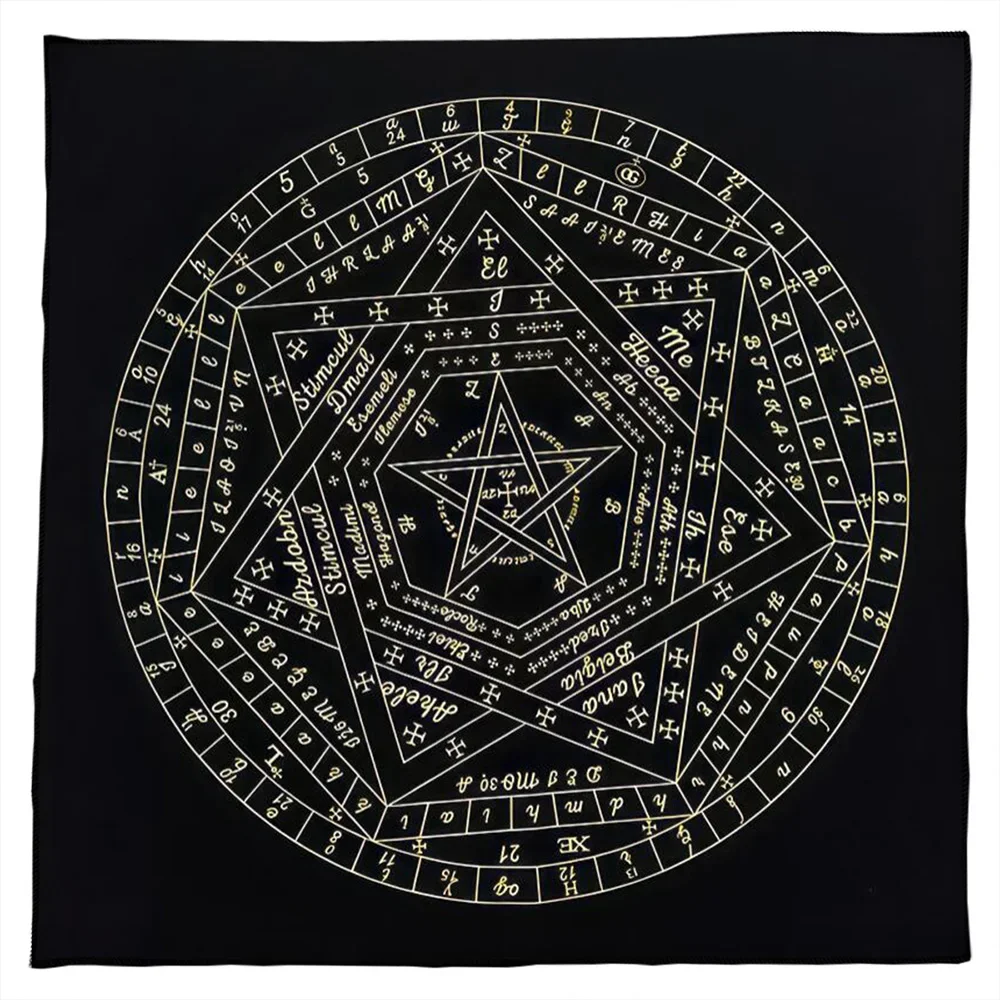 

Скатерть Таро Sigillum Dei Aemeth Колесо зодиака