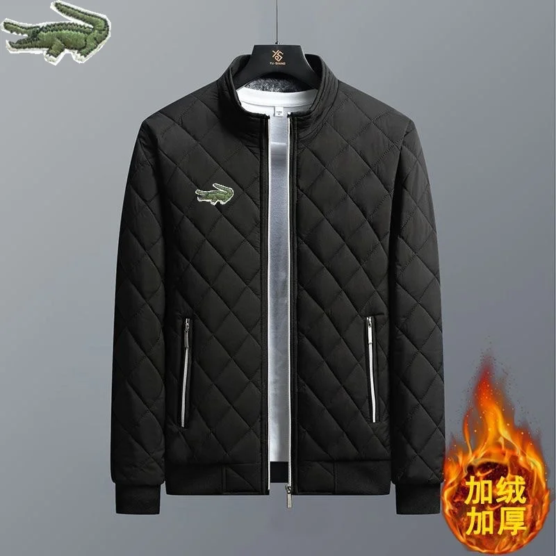 Embroidery CARTELO Men Bomber Jacket Casual Winter Jacket Thicken Men Fashion Clothing Streetwear Cotton Padded Jacket Coat