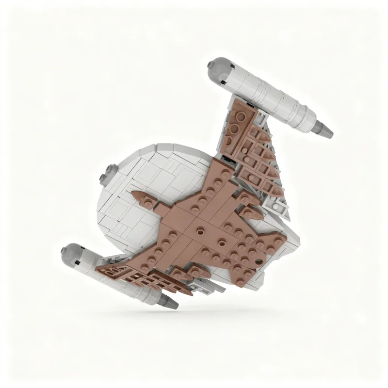274 детали MOC 1 T Liss Class Romulan Bird Prey: Большая космическая модель, конструктор, архитектурные игрушки, подарки на день рождения, идея для самостоятельной сборки (art.: 3920dc7549ea2) - 3920dc7549ea2