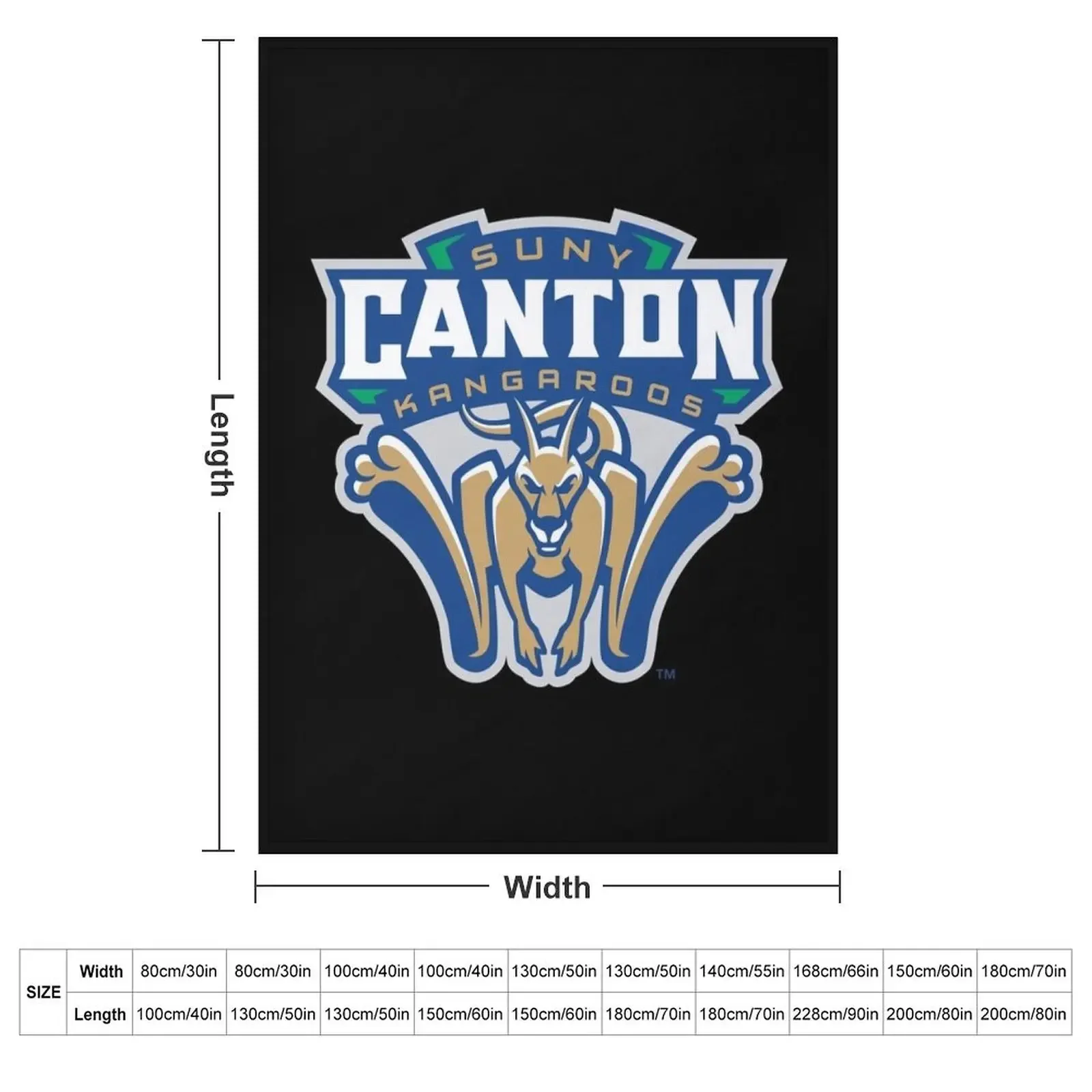 Одеяло SUNY Canton cangaroos гигантский диван милые декоративные туристические одеяла для
