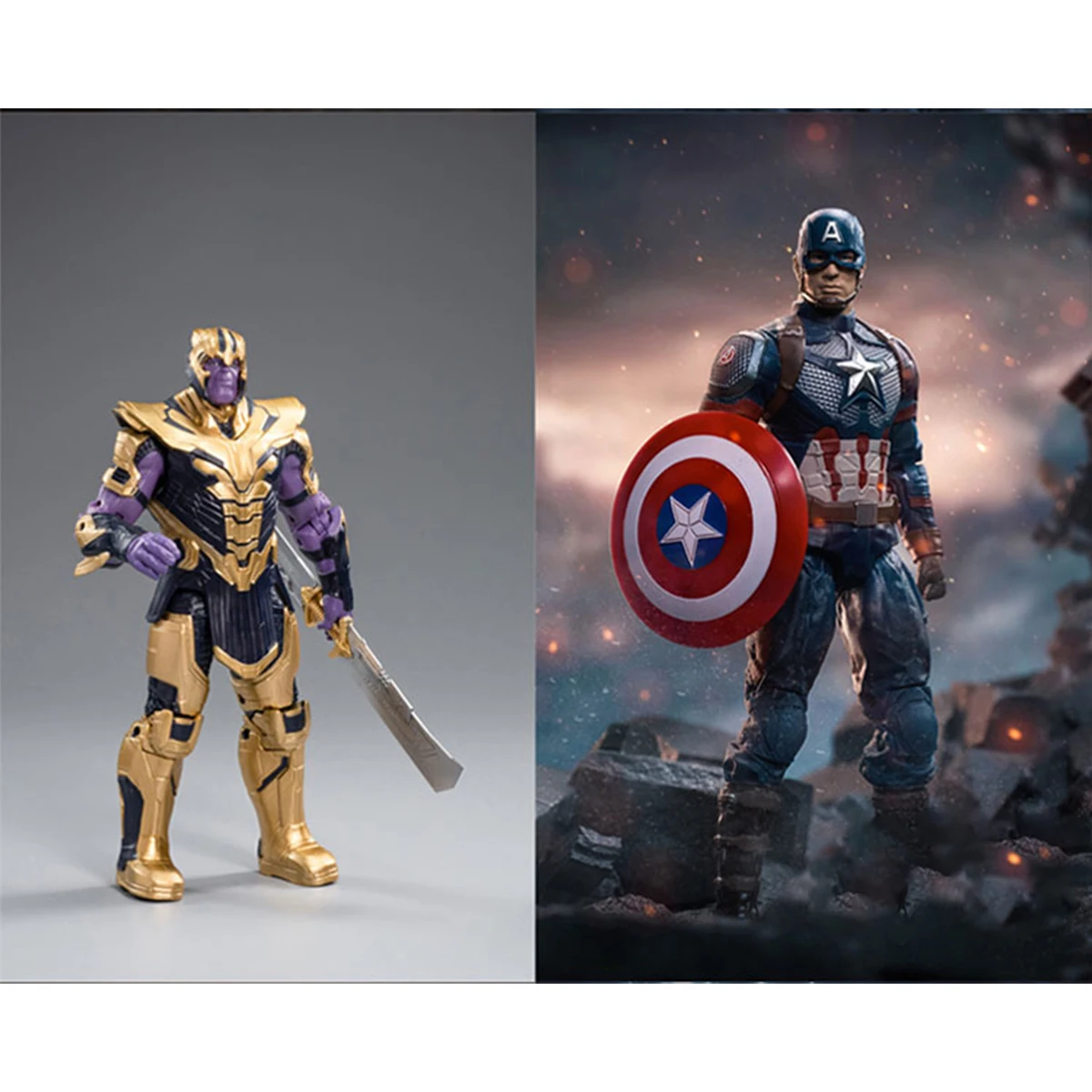 HiPlay ZD Toys 7-дюймовая простая шарнирно-фигурка Танос обычной версии (art.: 3920cfcf01772) - 3920cfcf01772