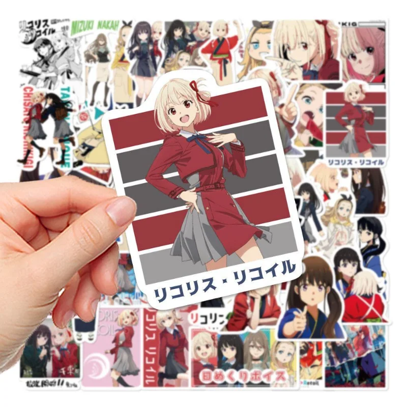 

Lycoris аниме наклейка на игрушку с отдачей наклейки кизато нисикиджи Мультяшные кавайные игрушки хобби собирать подарок украшение для учетны...