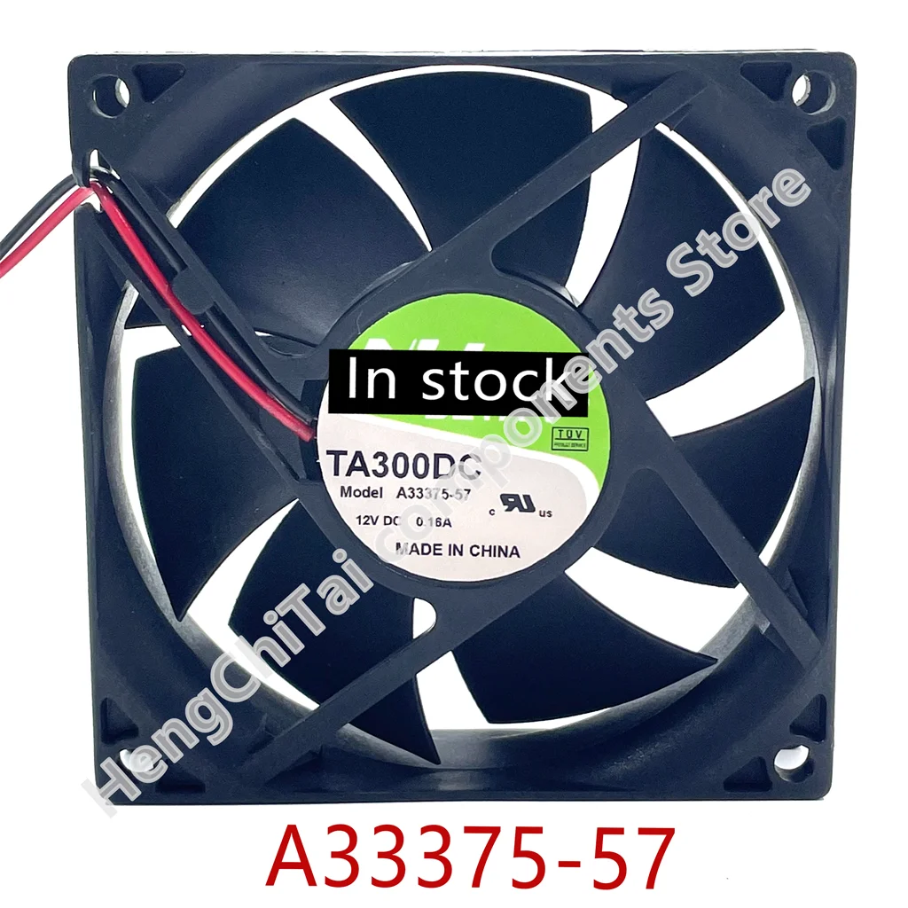 Оригинальный новый 100% рабочий TA300DC A33375-57 12V 0.16A 8020 8 см двойной шар большой объем воздуха тихий охлаждающий вентилятор шасси
