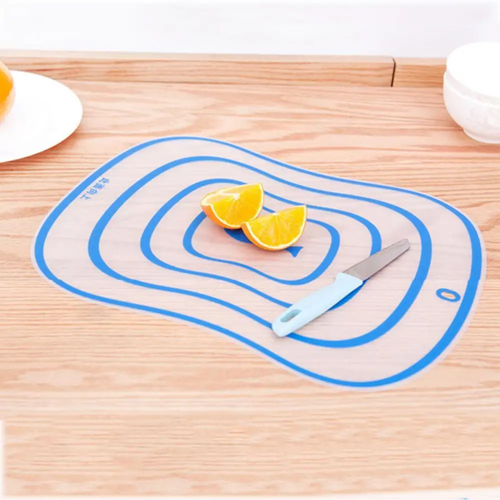 

Transparent Cutting Board Flexible Anti-slip Kitchen Fruit Vegetable Slice Tool