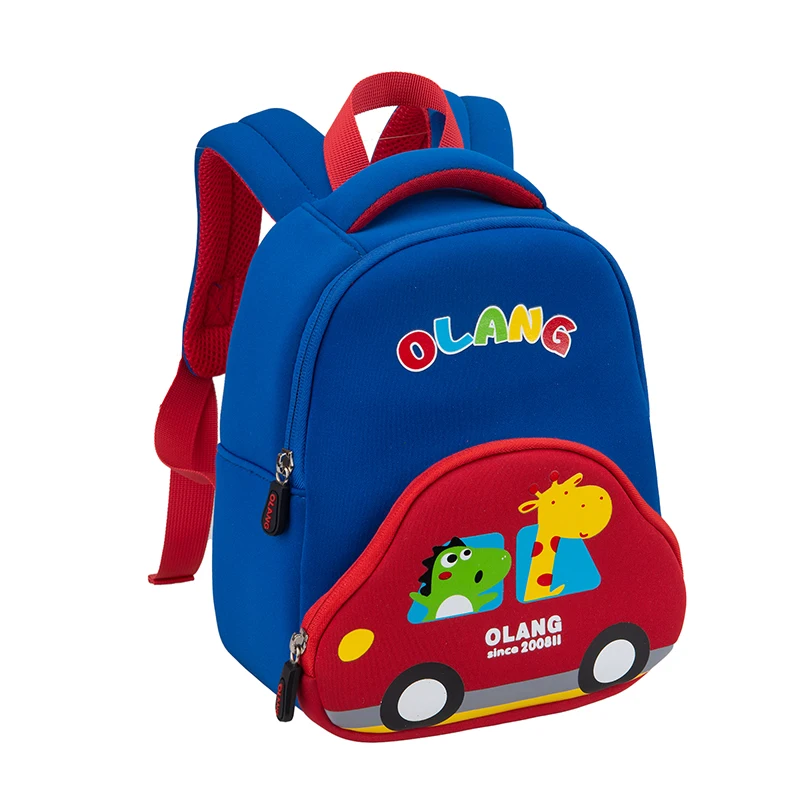 Детские школьные ранцы с мультипликационным автомобилем для девочек, милые школьные рюкзаки с 3D рисунком для детей дошкольного возраста, с ...