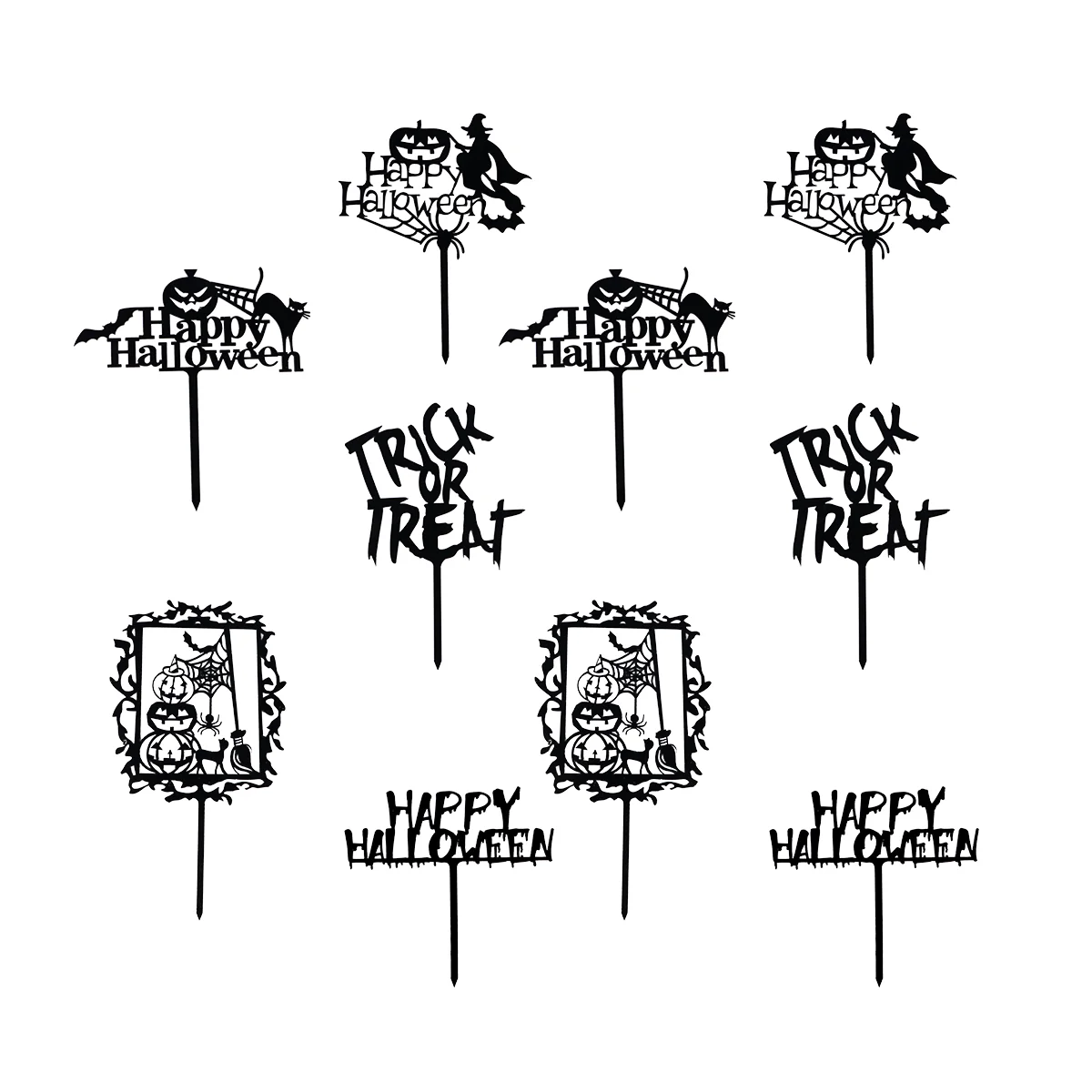 

1 Set Cupcake Topper Happy Dessert Topper Party Supplies