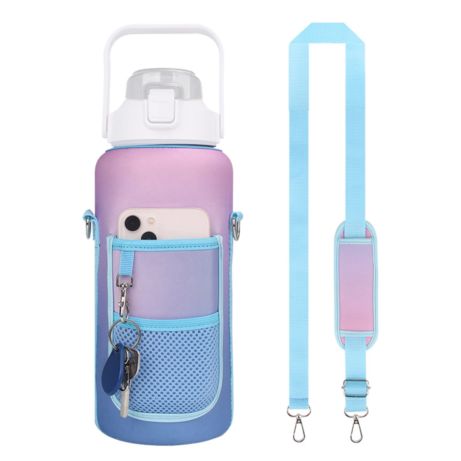 

Сумка-слинг для бутылки с водой, с регулируемым ремешком