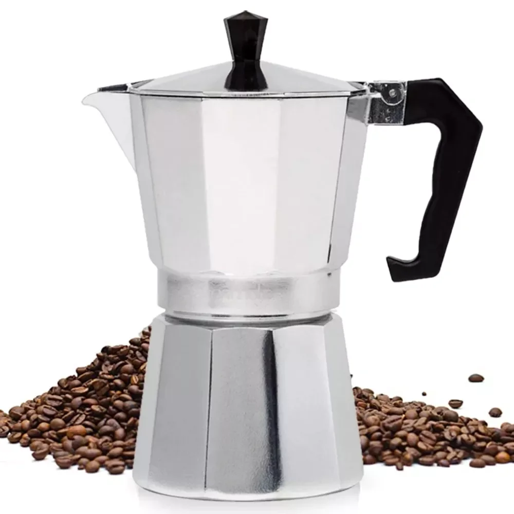 

Coffeeware Electric Espresso Coffee Pots Maker Durable Moka Cafeteira Percolator Practical Moka Pot 50/100/150ml