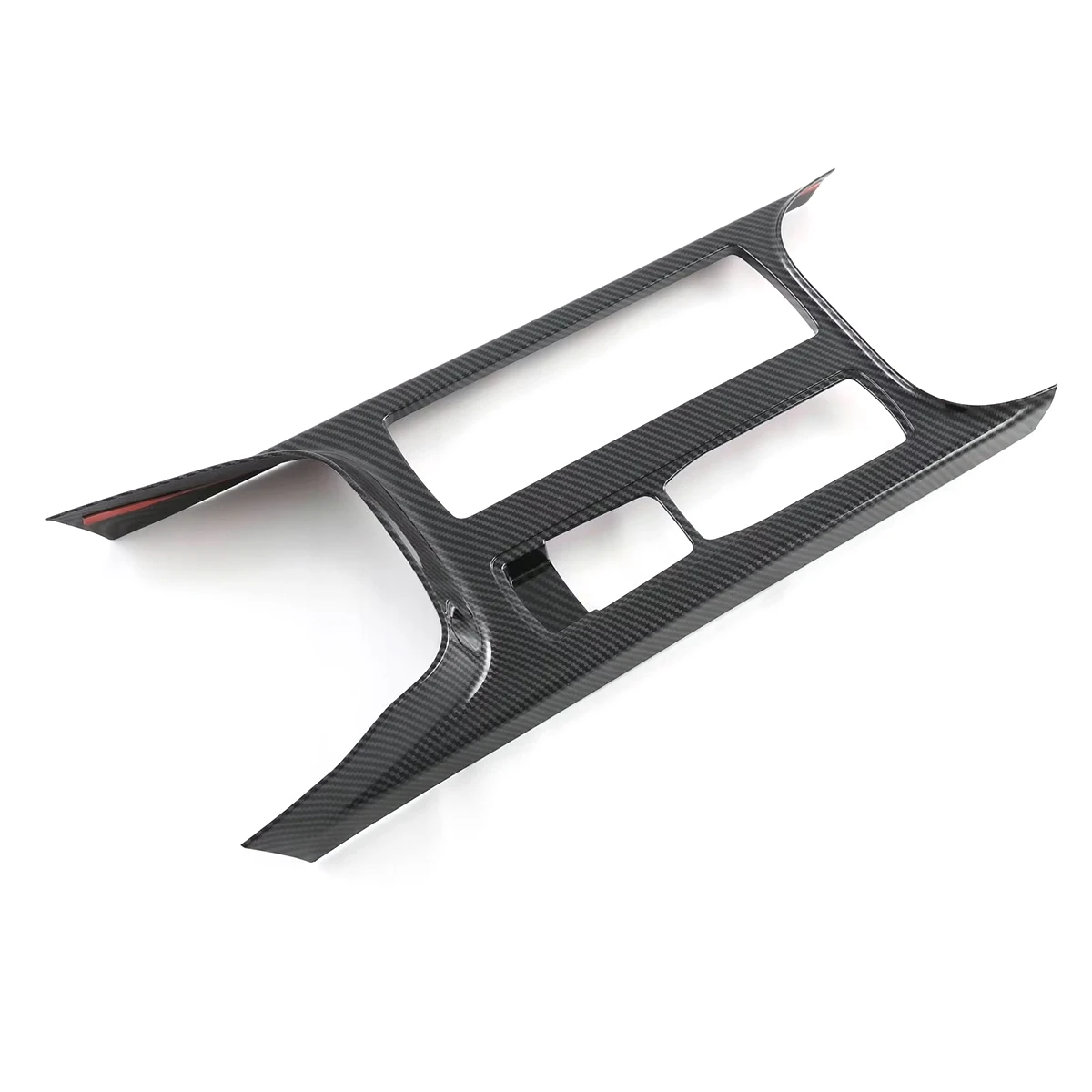 

For Focus 2022 2023 Carbon Fiber Car Center Console Water Cup Holder Decoration Cover Trim Sticker