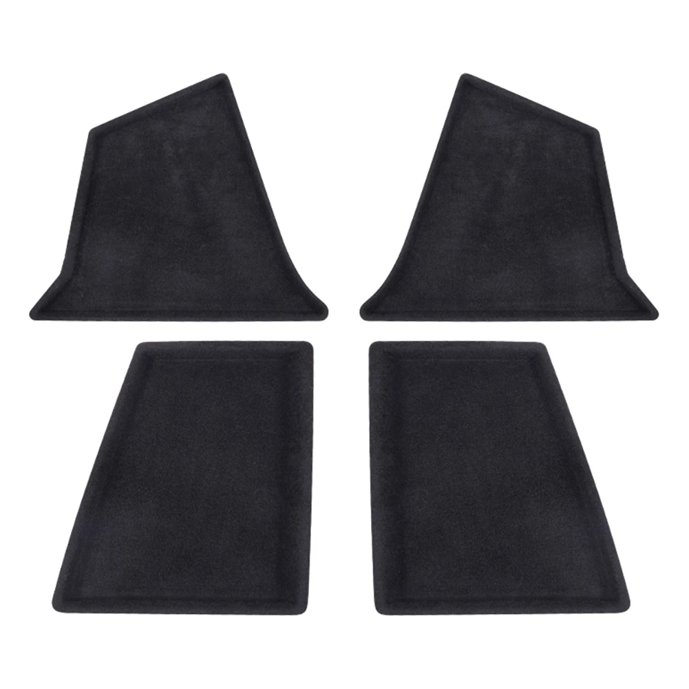 

4pcs Car Rear Trunk Side Storage Box Divider Cover for Tesla Model Y Extinguisher Partition Panel Interior Trim Refit Board