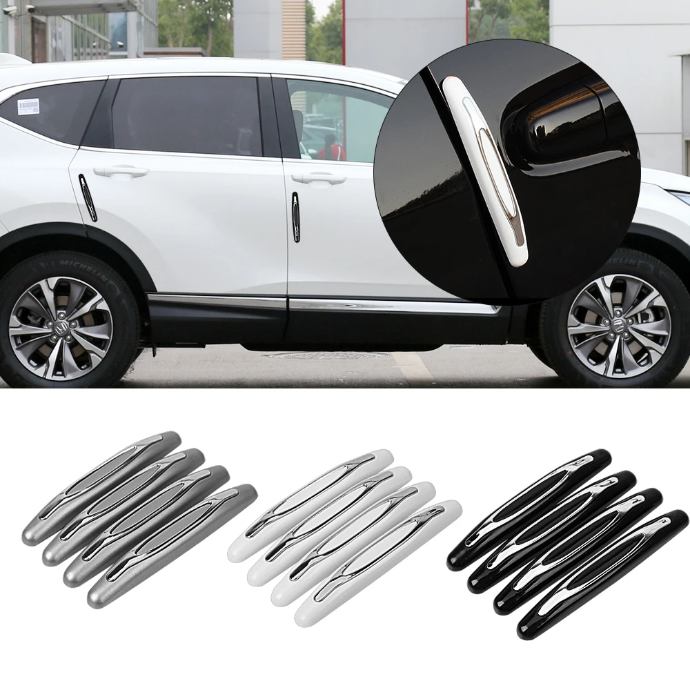 

4Pcs Car Door Protector Guard Strip Scratch Protector Car Rubber Bumper Stickers Auto Door Edge Protection Car Decoration